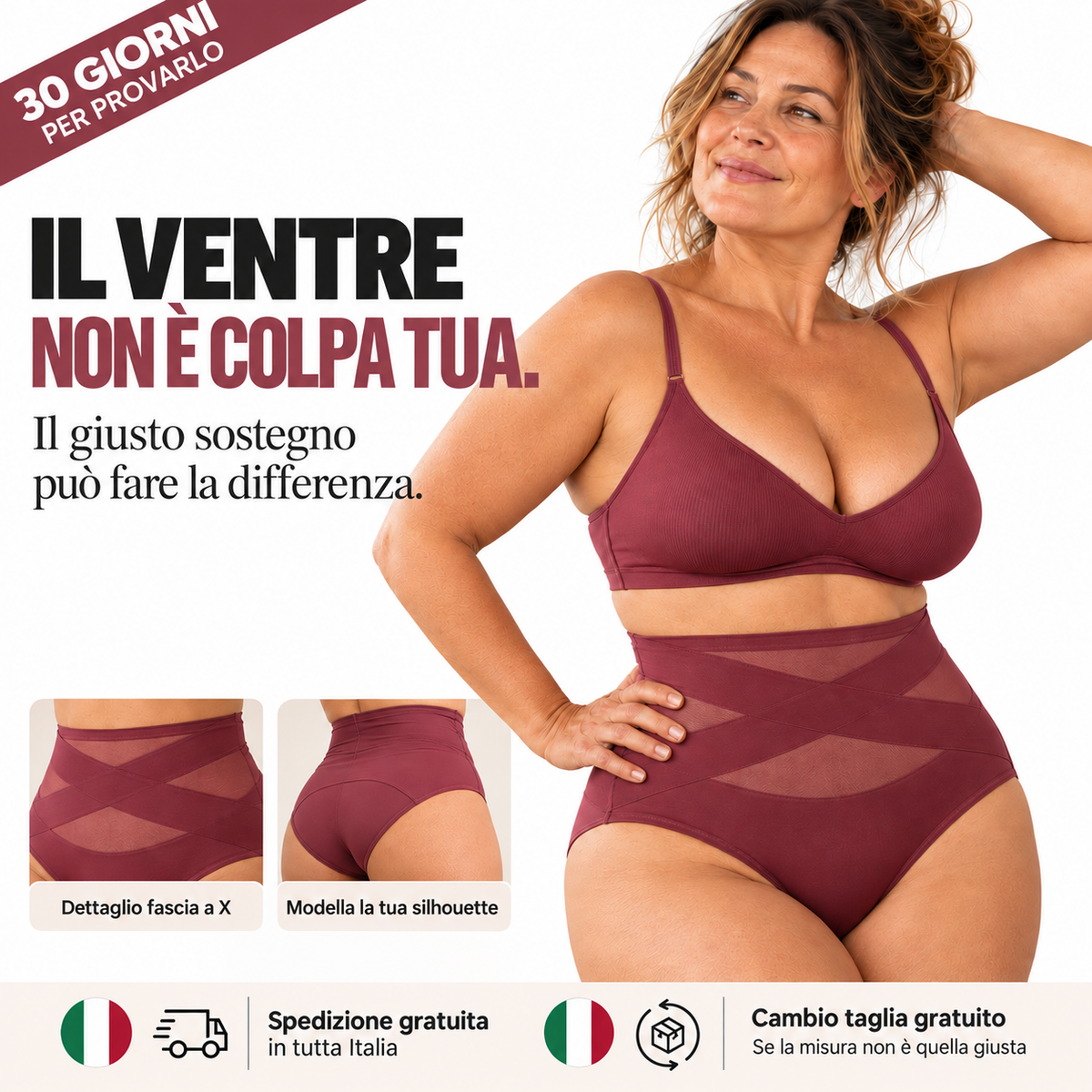 Slip Modellante — Ventre Piatto dal Primo Giorno