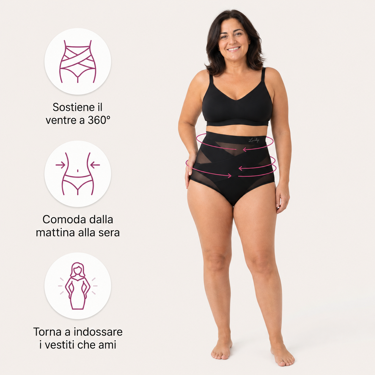 Slip Modellante — Ventre Piatto dal Primo Giorno.
